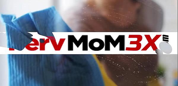  PervMoM3X - On the third day, hot cougar Tara Ashle decides to take his virginity, riding his cock in her living room. He cums all over her face and she kicks him out before her husband gets home and catches her.